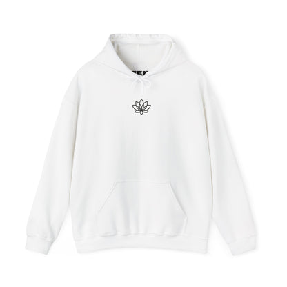 Lotus and Sunset Unisex Hoodie - Cozy Gift for Mindfulness, Meditation, or Nature Lovers, Perfect for Fall and Winter