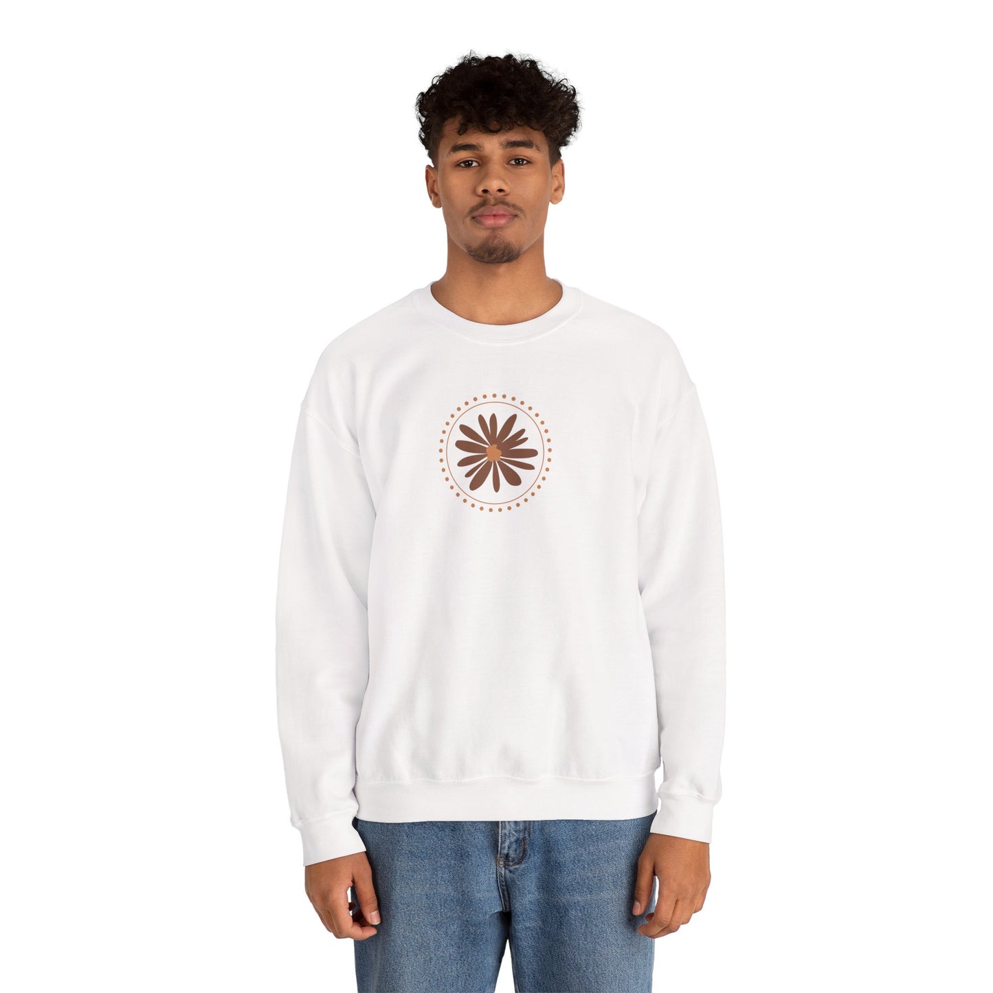 Floral Crewneck Sweatshirt, Cozy, Unisex, Gifts for Her, Casual Wear, Trendy Sweatshirt, Perfect for Fall