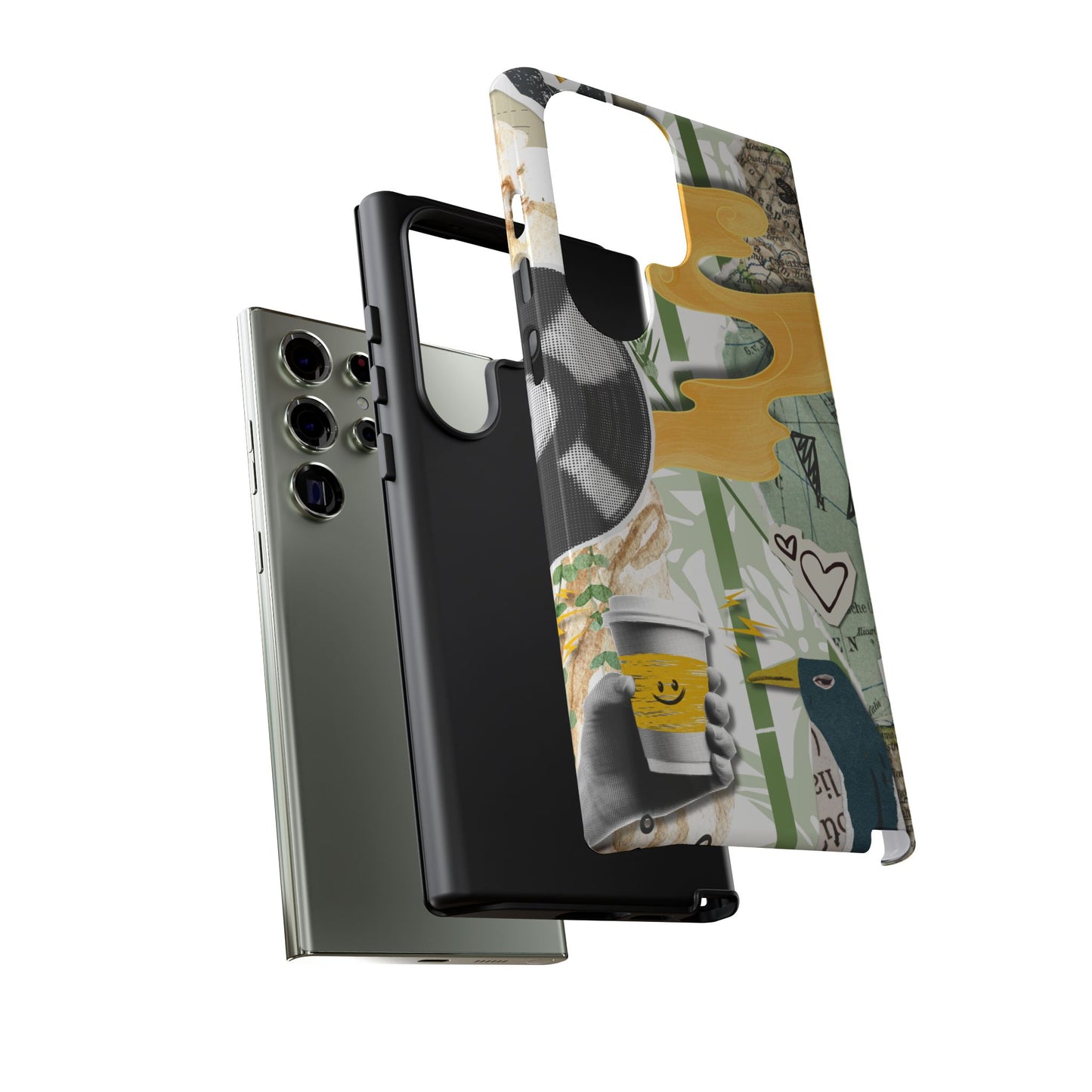 Artistic Phone Case, Unique Cell Phone Cover, Trendy Gifts for Music Lovers, Eco-Friendly Phone Accessory, Stylish Tech Gifts, Cool Cases, Unique Phone Cases
