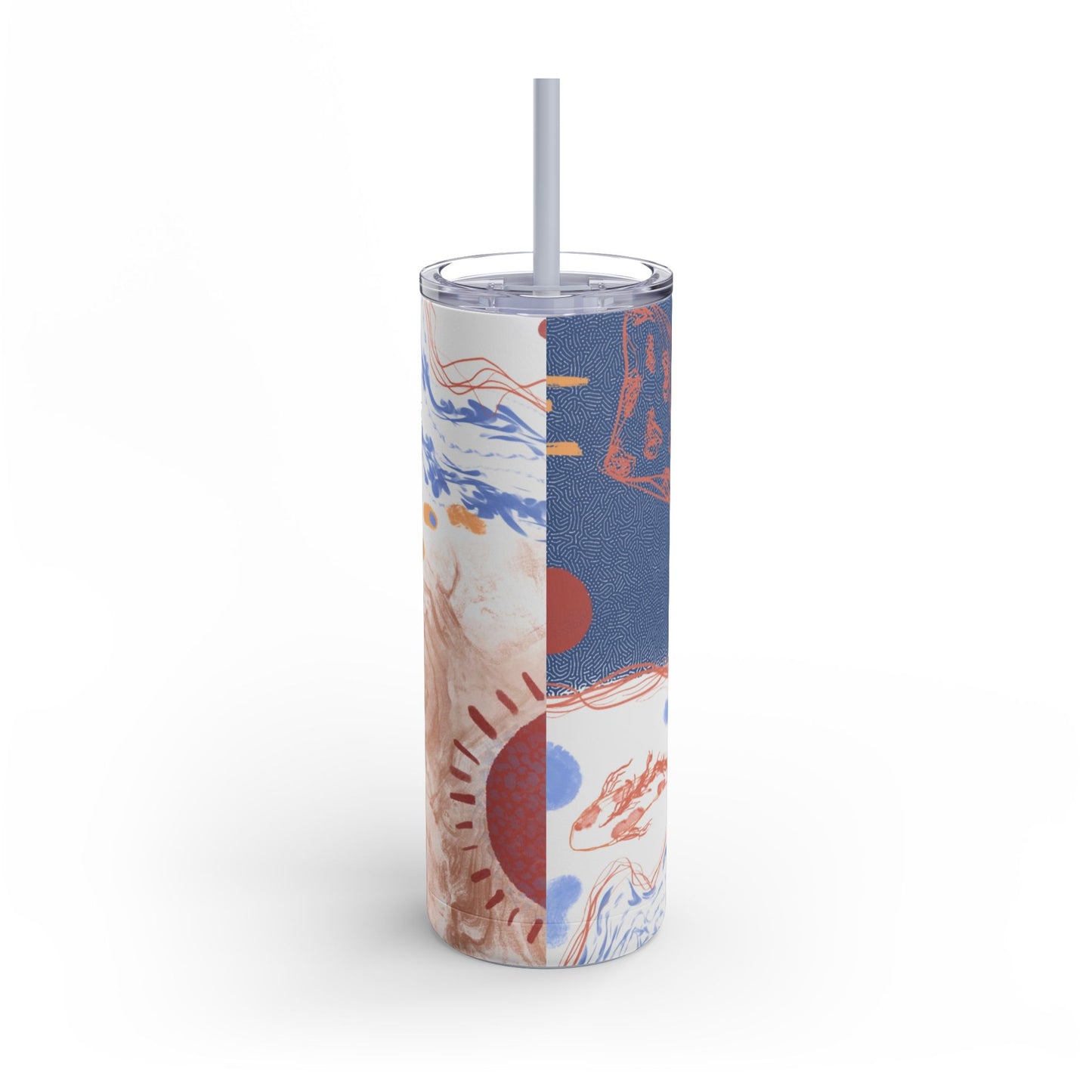 Artistic Skinny Tumbler | Unique 20oz Travel Mug | Eco-Friendly Hydration | Perfect Gift for Coffee Lovers, Art Enthusiasts, [...]