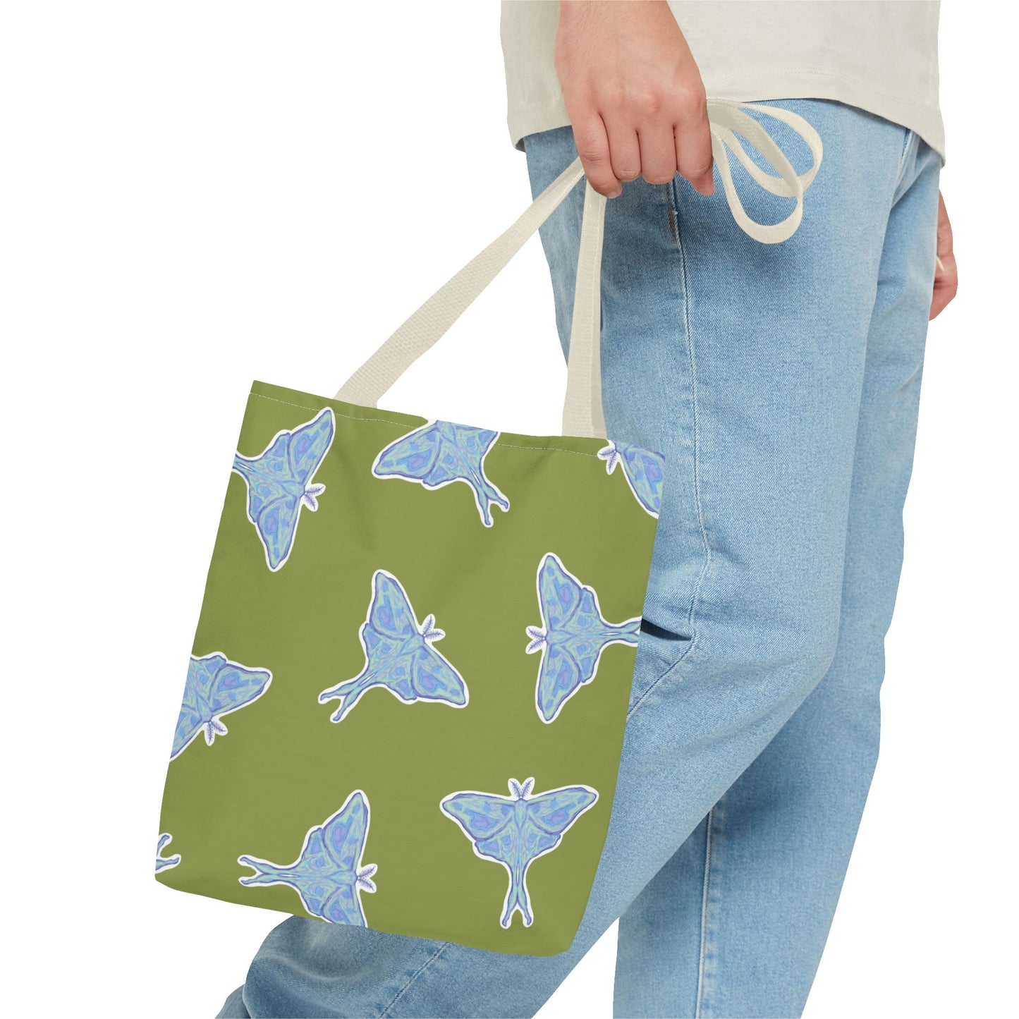 Butterfly Print Tote Bag, Eco-Friendly Shopping Bag, Gift for Nature Lovers, Sustainable Beach Tote, Spring Fashion Accessory