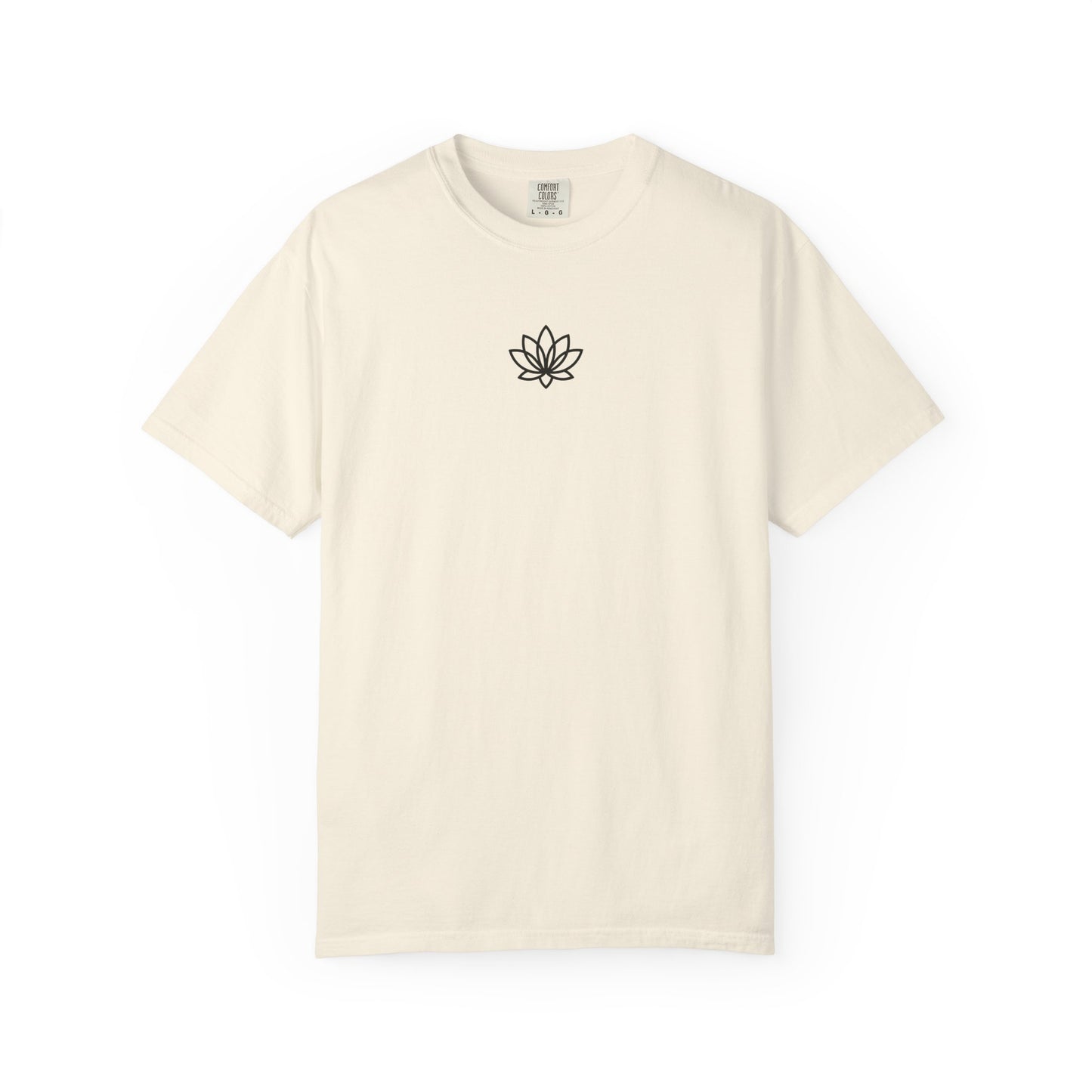 Lotus Bloom Unisex T-shirt, Soft Cotton Tee, Spiritual Gift, Meditation Wear, Casual Daily Outfit, Nature Lover Apparel
