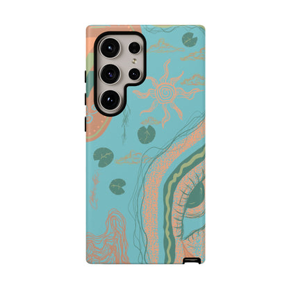 Whimsical Phone Case with Artistic Ocean Design, Floral Phone Cover, Unique Gift for Nature Lovers, Eco-Friendly Cell Accessories, [...]