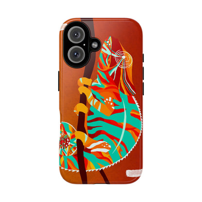 Chameleon Phone Case - Vibrant Artistic Design, Tough Cases for Animal Lovers, Unique Gift, Eco-Friendly Protection