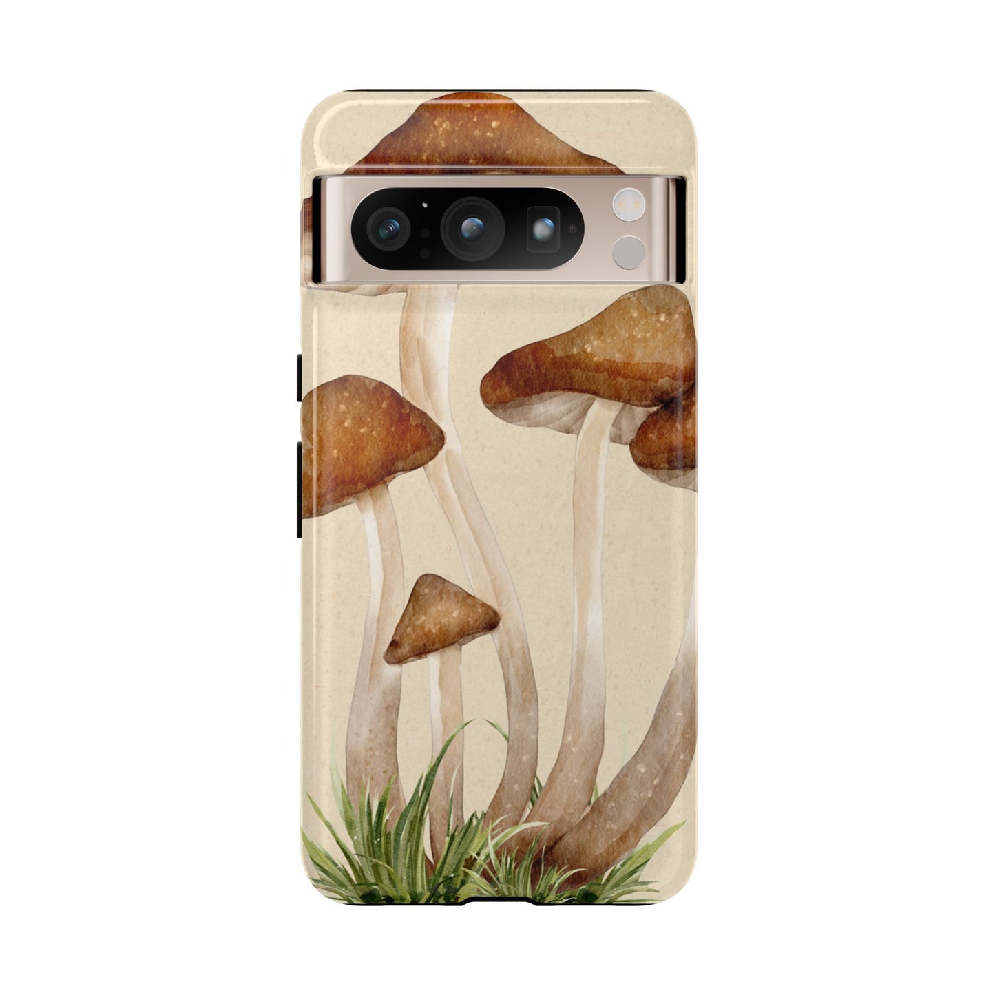 Mushroom Phone Case - Nature Lover, Eco-Friendly Gift, Cute Cell Phone Cover, Aesthetic Tech Accessory, Unique Fall Decor, Artsy Phone Cases, Cute, Gift for Her, Nature-inspired Designs, Durable Cases