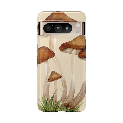 Mushroom Phone Case - Nature Lover, Eco-Friendly Gift, Cute Cell Phone Cover, Aesthetic Tech Accessory, Unique Fall Decor, Artsy Phone Cases, Cute, Gift for Her, Nature-inspired Designs, Durable Cases