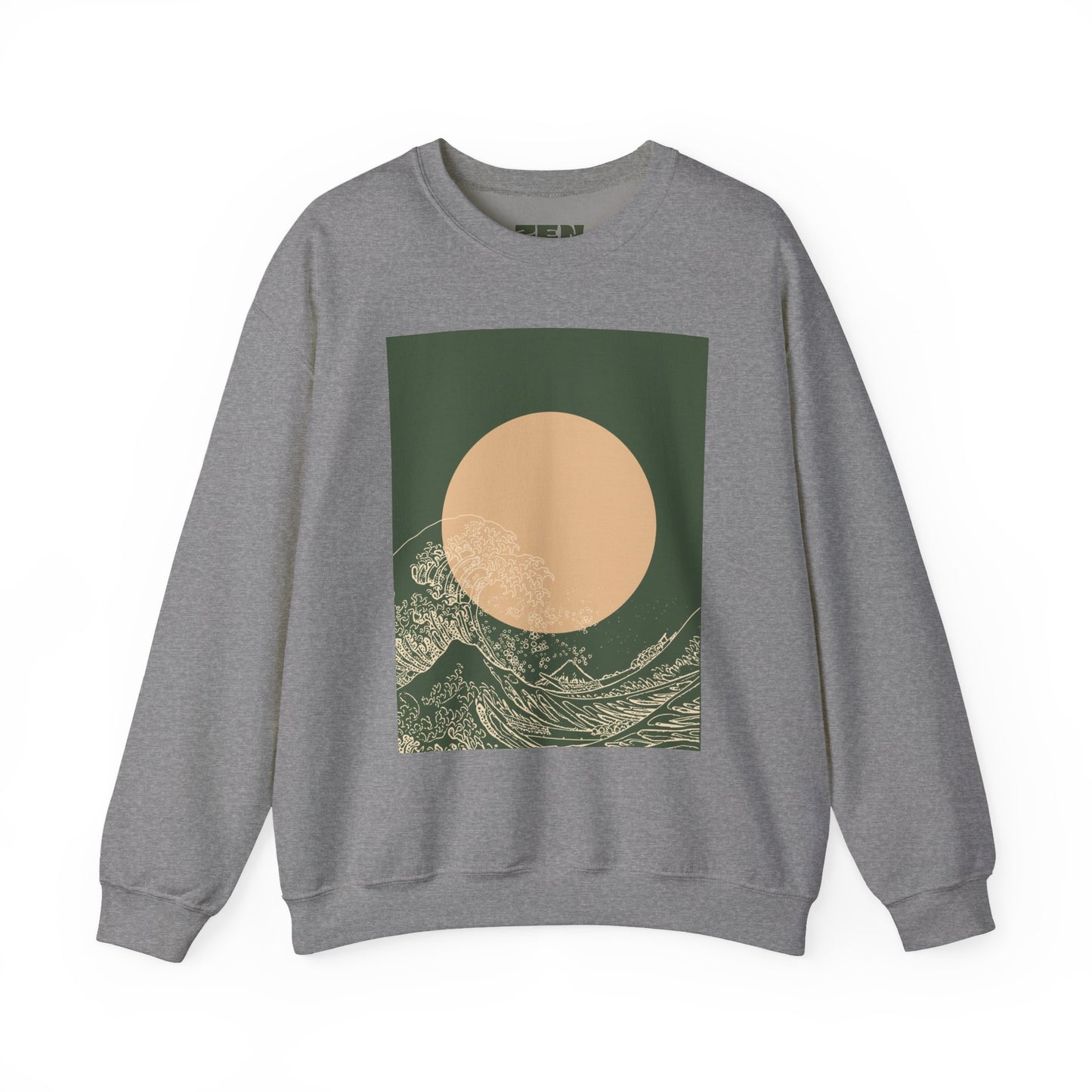 Nature-Inspired Unisex Crewneck Sweatshirt, Cozy Casual Wear, Gift for Outdoor Lovers, Perfect for Fall and Winter