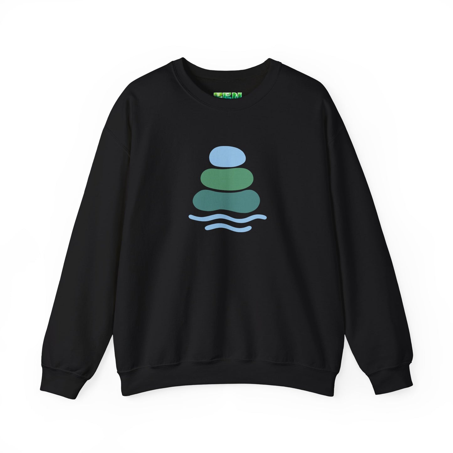 Serene Balance Crewneck Sweatshirt, Cozy Layering Piece, Casual Everyday Wear, Ideal for Relaxation, Gift for Mindfulness Enthusiasts