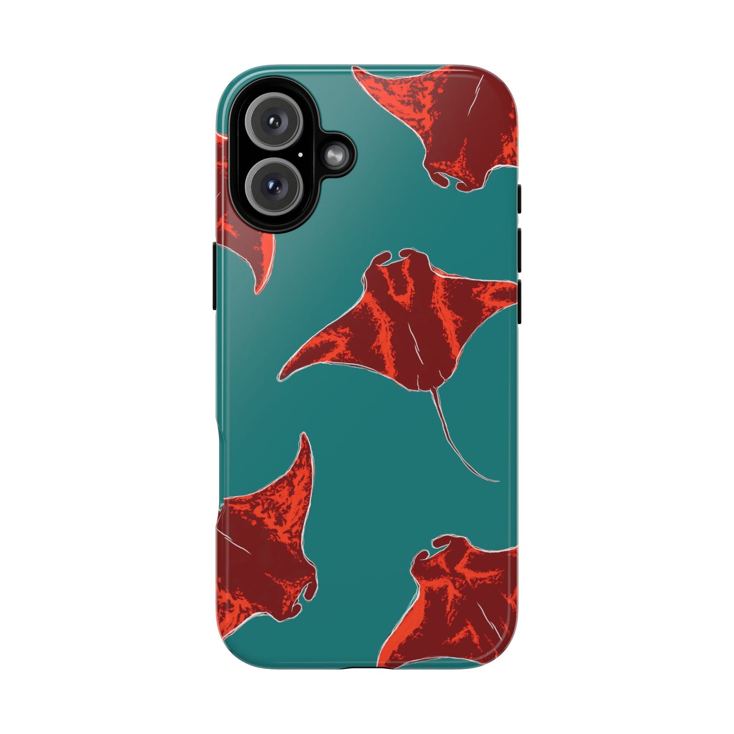 Manta Ray Phone Case, Tropical Phone Cover, Ocean Vibe Accessories, Summer Gift Idea, Marine Animal Merchandise