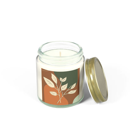 Aromatherapy Candle Jar, Eco-Friendly Home Decor, Relaxing Gift, Spa Vibes, Organic Coconut Apricot Wax