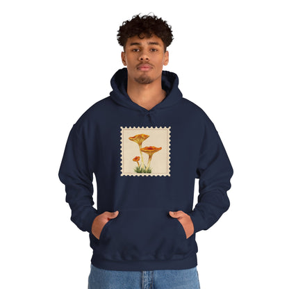 Botanical Print Hoodie, Cozy Sweatshirt, Nature Lover Gift, Comfortable Casual Wear, Fall Fashion, Unisex Hoodie, Comfy Mushroom Hoodie, Nature Vibes, Perfect for Fall