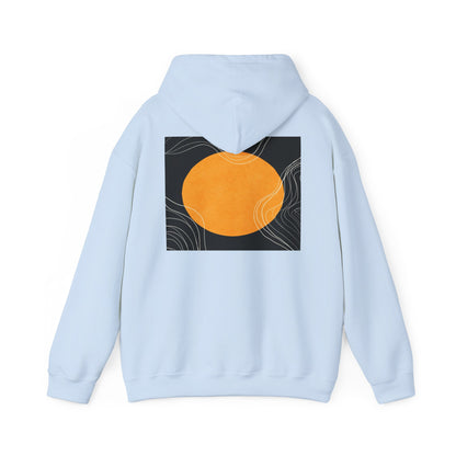 Lotus Sunshine Unisex Hoodie, Cozy Sweatshirt for Relaxation, Nature Lovers Gift, Everyday Comfort, Inspirational Outfit, Gift for Him, Gift for Her, Abstract Crewneck