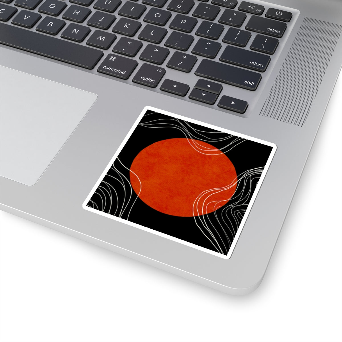 Bold Abstract Sun Kiss-Cut Stickers | Laptop, Water Bottle, Journal Decor | Modern Art Vibe, great for gifting & personalizing