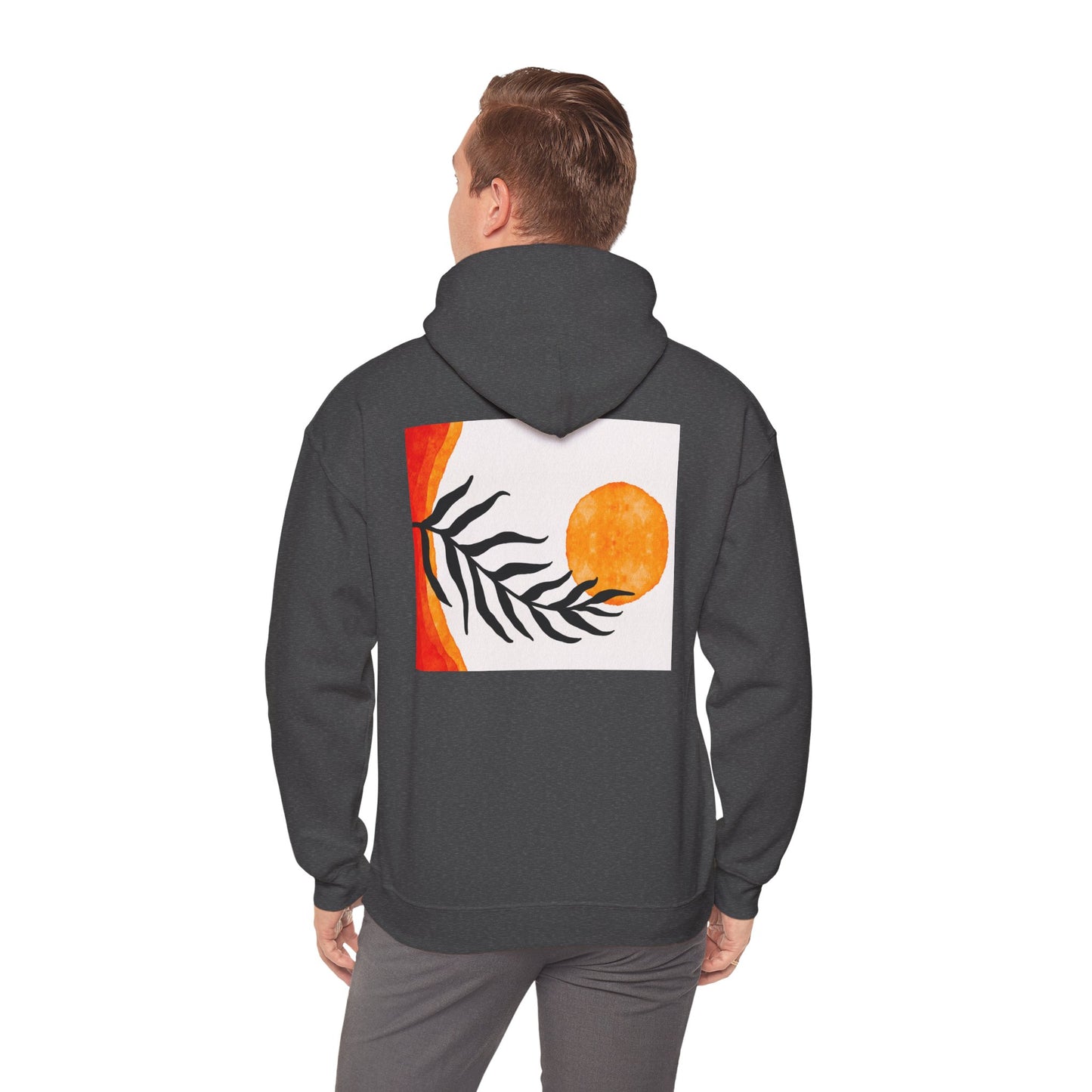 Lotus and Sunset Unisex Hoodie - Cozy Gift for Mindfulness, Meditation, or Nature Lovers, Perfect for Fall and Winter