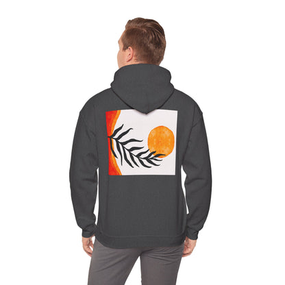 Lotus and Sunset Unisex Hoodie - Cozy Gift for Mindfulness, Meditation, or Nature Lovers, Perfect for Fall and Winter