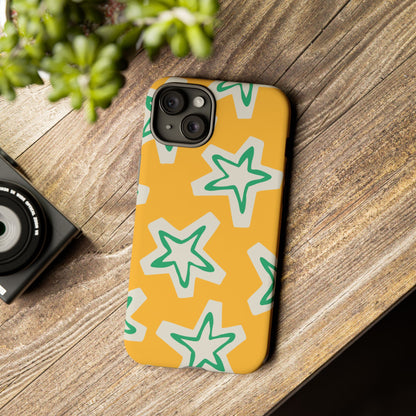 Retro Star Pattern Phone Case | Tough Cases, Colorful Cover for Phones, Phone Accessories, Gift for Her, Trendy Cases