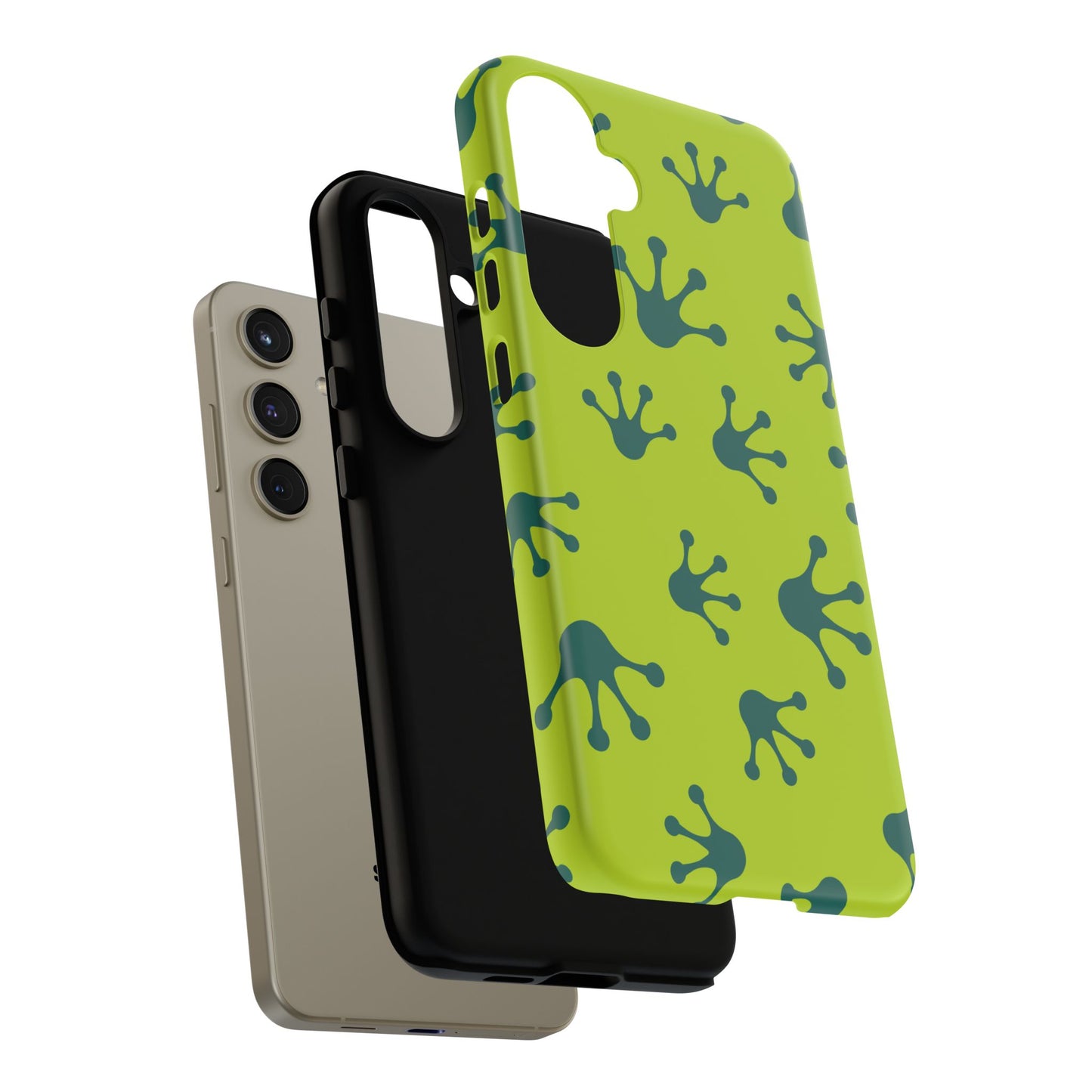 Frog Pattern Phone Case, Fun and Colorful Phone Cover, Durable Phone Protection, Gifts for Nature Lovers, Unique Accessory