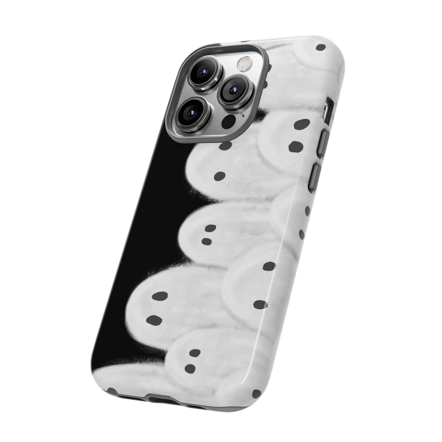 Painted Ghosts Phone Case | Ghostly Tough Phone Case for Spooky Style, Halloween Gift, Phone Cover, Ghost Theme, Unique Accessory, Spooky Season, Viral Painted Ghosts Inspired Design