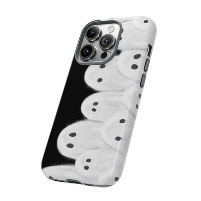 Painted Ghosts Phone Case | Ghostly Tough Phone Case for Spooky Style, Halloween Gift, Phone Cover, Ghost Theme, Unique Accessory, Spooky Season, Viral Painted Ghosts Inspired Design