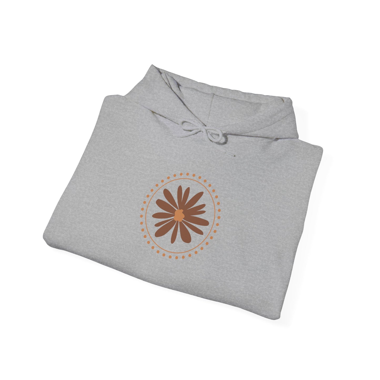 Chic Flower Design Unisex Hoodie, Cozy Sweatshirt, Trendy Gift for Her, Fall Fashion, Casual Comfort Wear