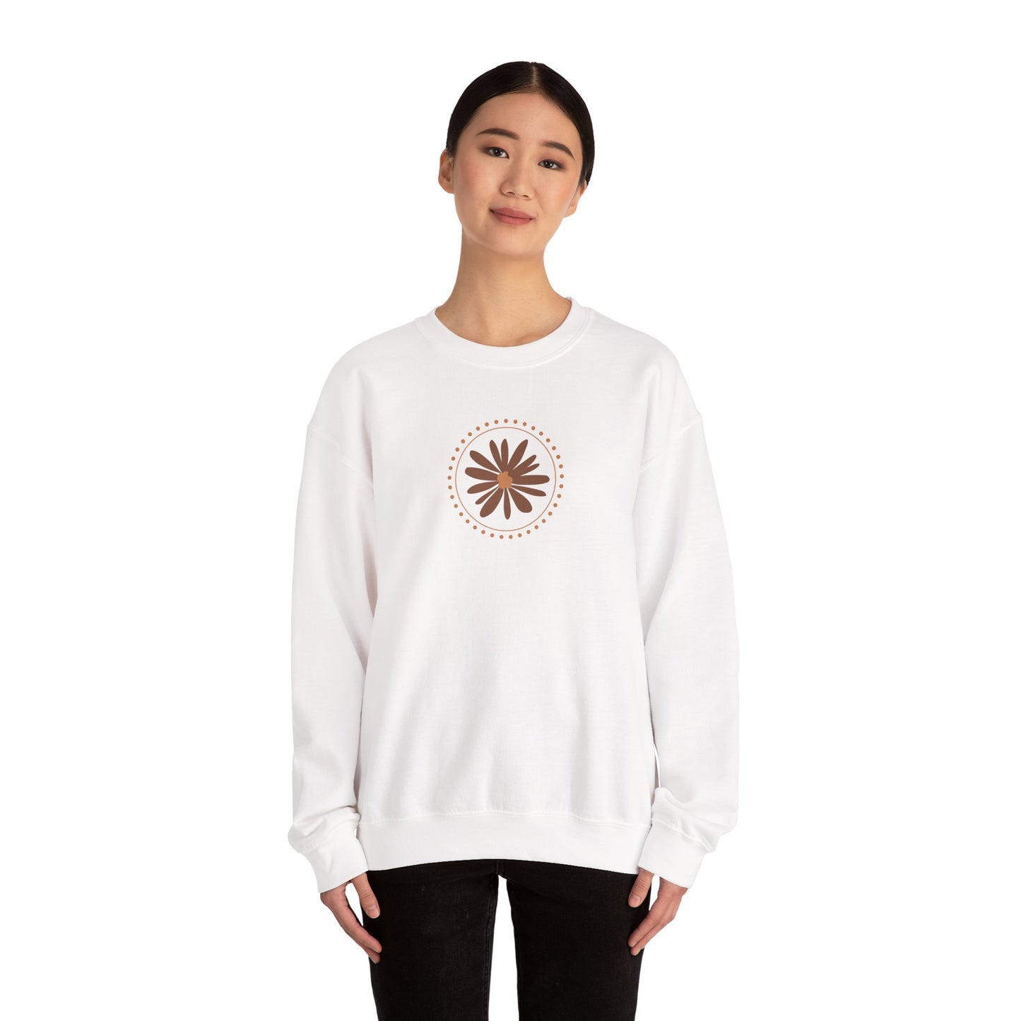 Floral Crewneck Sweatshirt, Cozy, Unisex, Gifts for Her, Casual Wear, Trendy Sweatshirt, Perfect for Fall