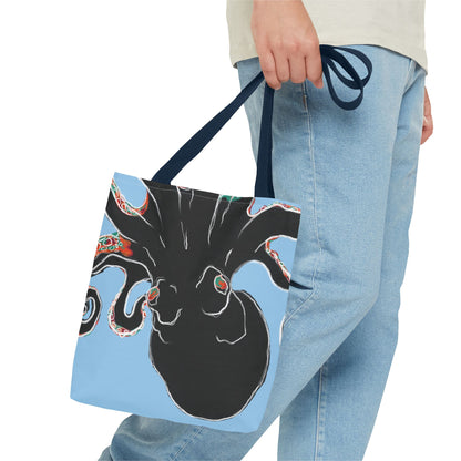 Octopus Tote Bag, Ocean Lover Gift, Reusable Shopping Bag, Beach Accessory, Eco-Friendly Bag, Grocery Tote