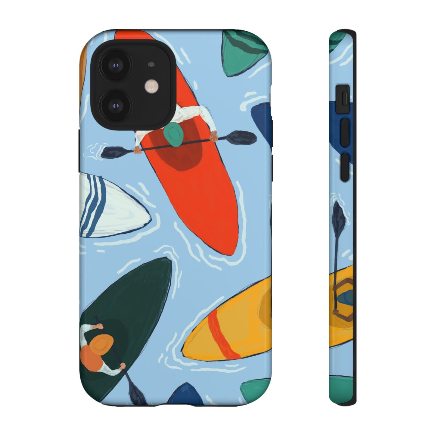 Kayak Phone Case - Tough Cases for Outdoor Enthusiasts, Birthday Gifts, Adventure Gear, Kayaking Accessories, Nature Lover Decor, Artsy Phone Cases