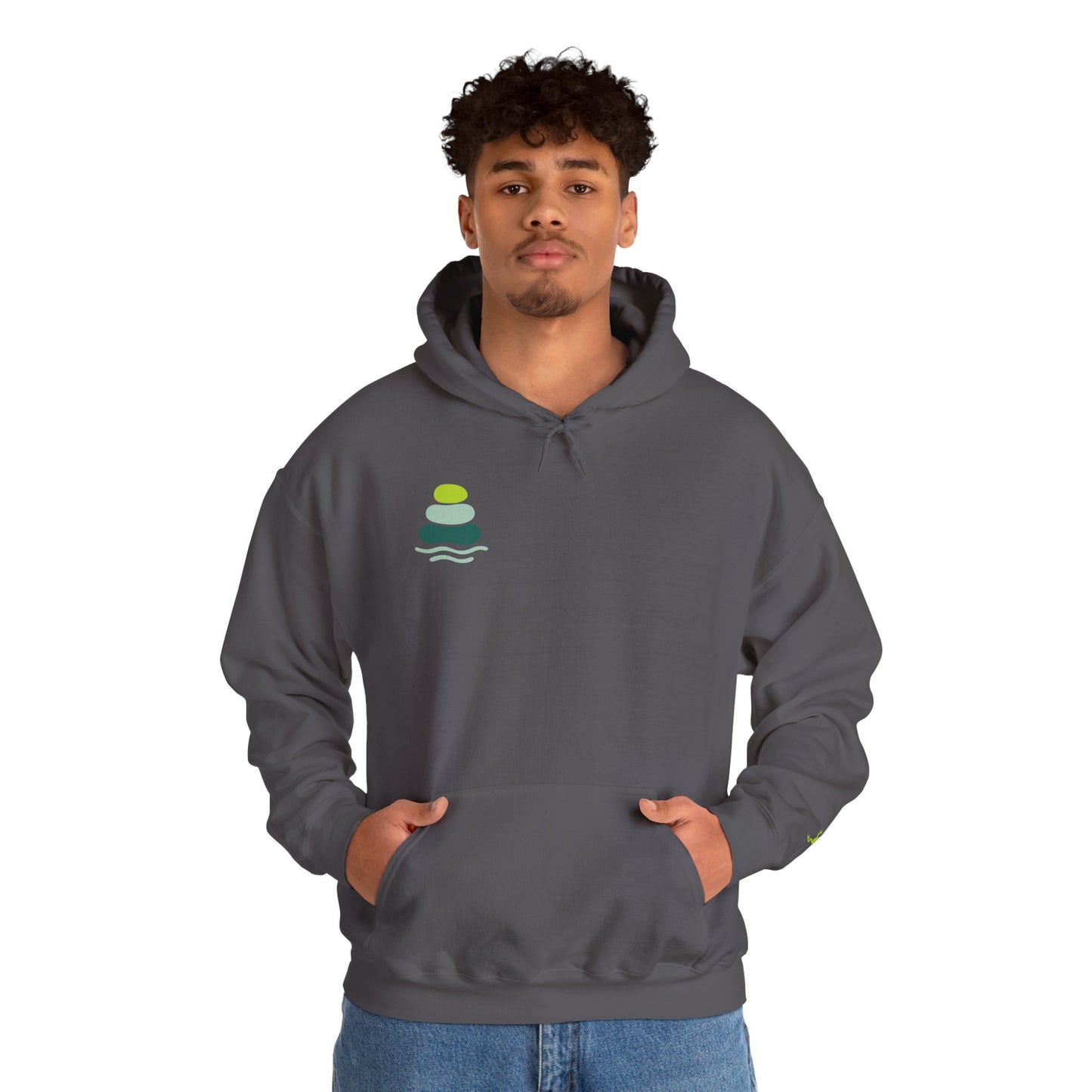 Nature-Inspired Unisex Hooded Sweatshirt, Comfortable Pullover, Casual Clothing, Eco-Friendly Gift, Chill Vibe Hoodie, Relaxing Outfit