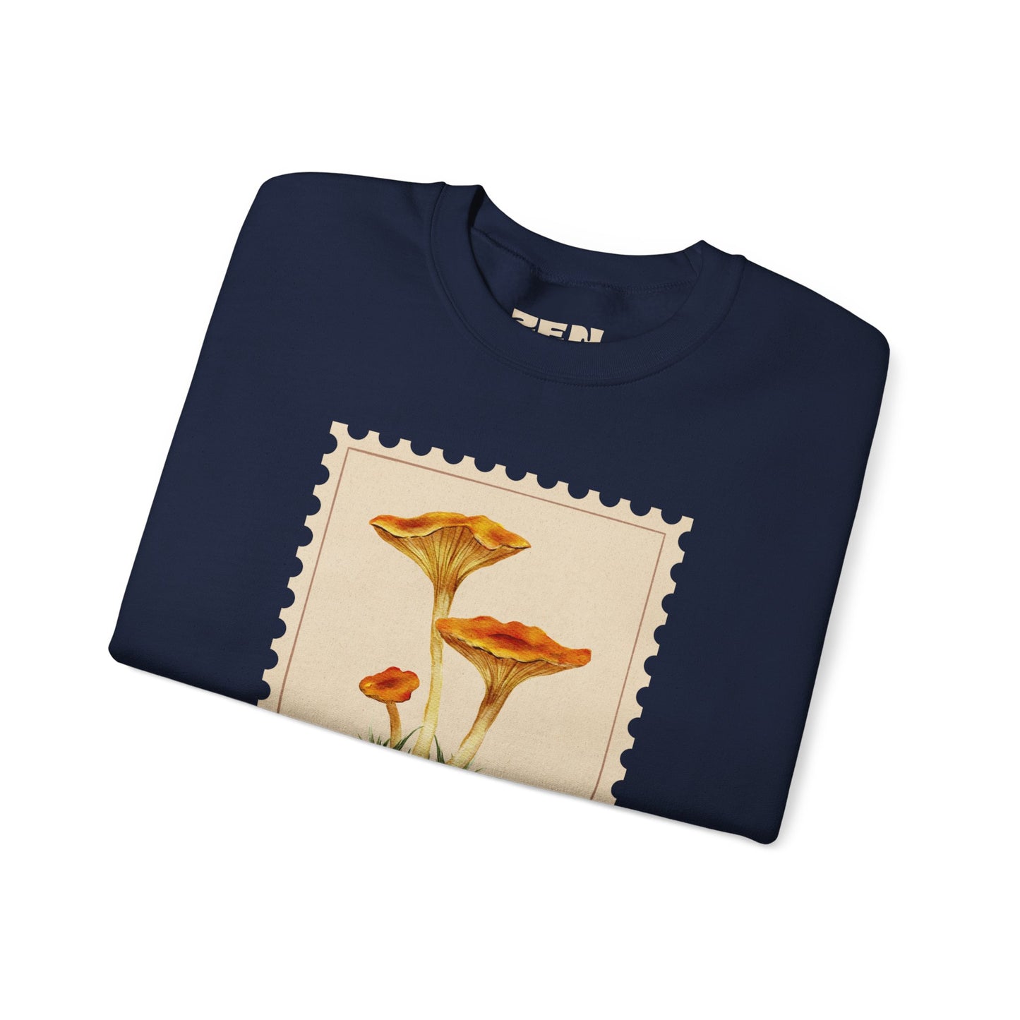 Vintage Floral Crewneck Sweatshirt, Cozy Fall Wear, Unisex Gift, Mushroom Art Apparel, Nature Lover Outfit, Comfy Mushroom Crewneck, Vintage Style