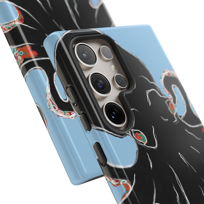 Octopus Tough Phone Case, Sea Creature Design, Ocean Lover Gift, Unique Phone Cover, Underwater Artwork