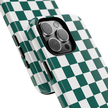 Stylish Checkered Phone Case, Protective Cover, Unique Gift, Trendy Accessory, Customizable Design, Ideal for All Ages