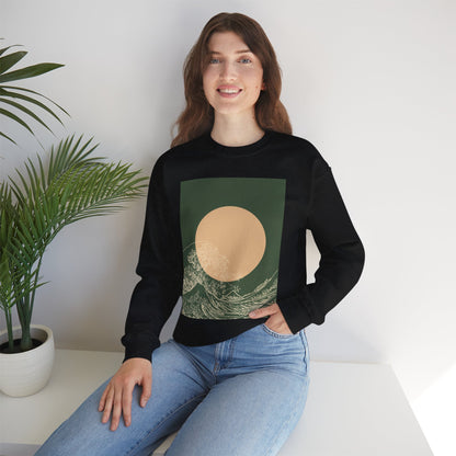 Nature-Inspired Unisex Crewneck Sweatshirt, Cozy Casual Wear, Gift for Outdoor Lovers, Perfect for Fall and Winter