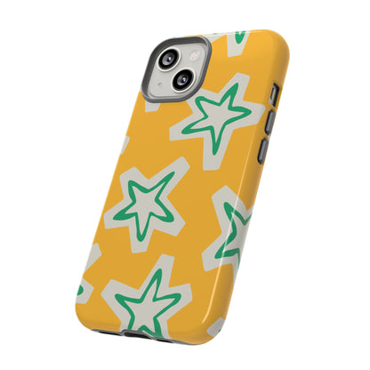 Retro Star Pattern Phone Case | Tough Cases, Colorful Cover for Phones, Phone Accessories, Gift for Her, Trendy Cases