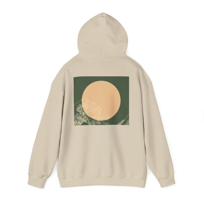 Zen Frog Unisex Hoodie | Relaxed Fashion, Cozy Sweatshirt, Unique Gift, Chill Vibes, Spring and Summer Style