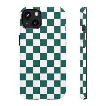 Stylish Checkered Phone Case, Protective Cover, Unique Gift, Trendy Accessory, Customizable Design, Ideal for All Ages