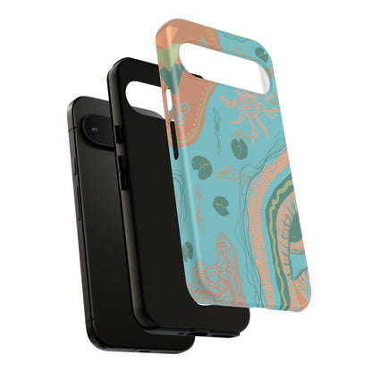 Whimsical Phone Case with Artistic Ocean Design, Floral Phone Cover, Unique Gift for Nature Lovers, Eco-Friendly Cell Accessories, [...]