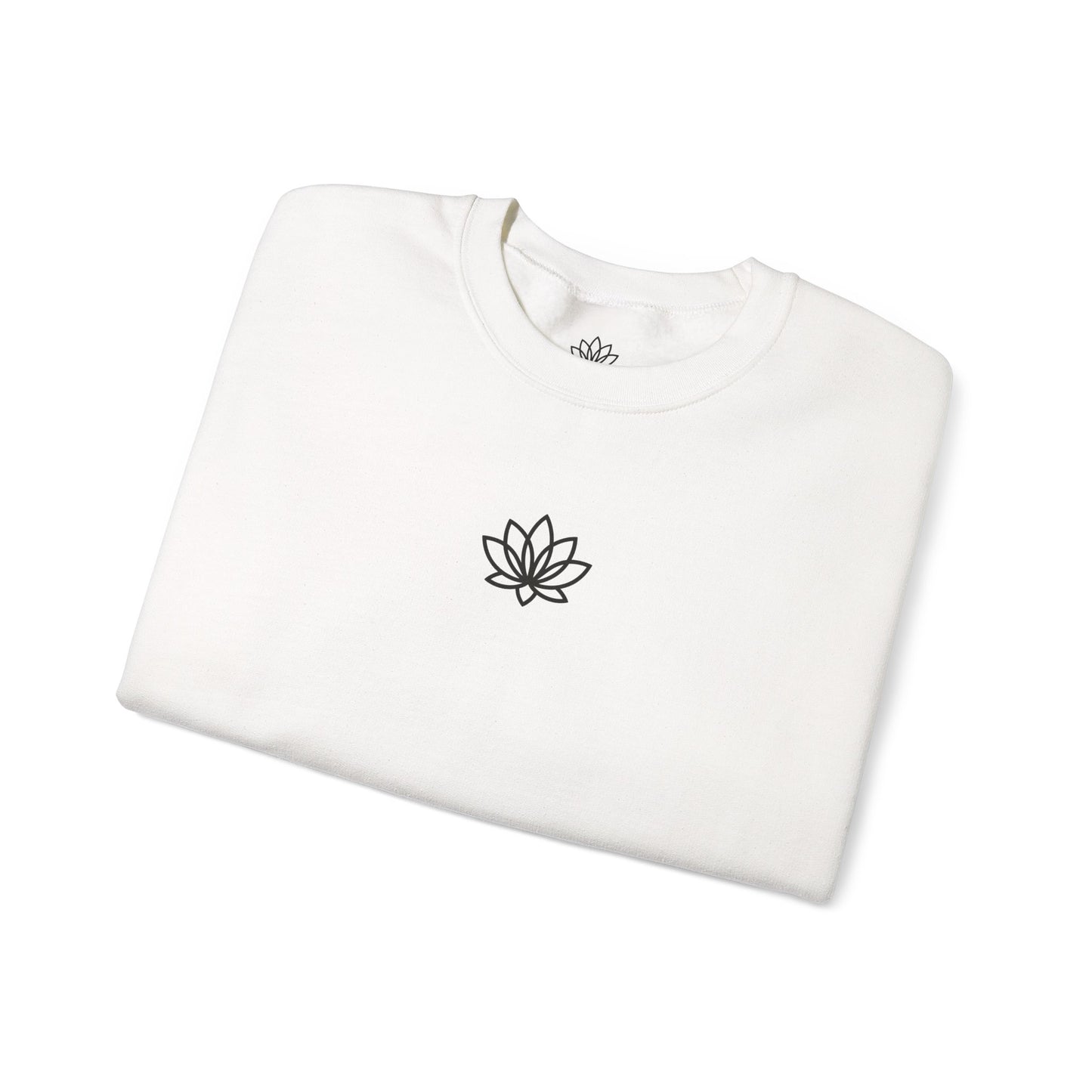 Lotus Flower Unisex Crewneck Sweatshirt, Cozy Sweatshirt, Flower Sweatshirt, Gift for Her, Casual Wear, Spring Fashion