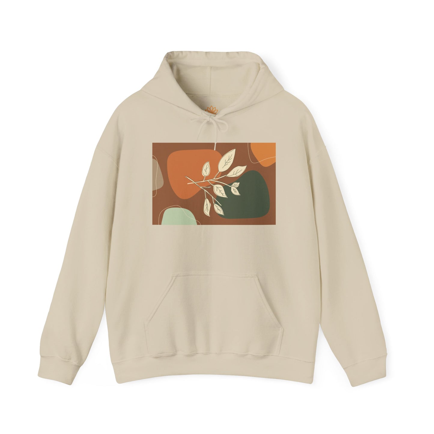 Botanical Design Unisex Hoodie, Cozy Sweatshirt for Nature Lovers, Gift for Friends, Autumn Fashion, Comfortable Casual Wear
