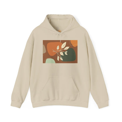 Botanical Design Unisex Hoodie, Cozy Sweatshirt for Nature Lovers, Gift for Friends, Autumn Fashion, Comfortable Casual Wear