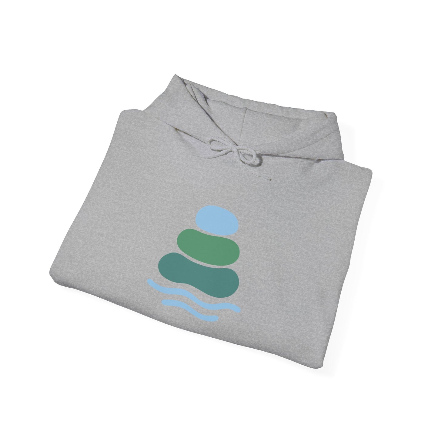 Zen-Inspired Unisex Hooded Sweatshirt, Relaxing Sweatshirt, Comfortable Hoodie, Gift for Meditation Lovers, Cozy Outerwear for All Occasions