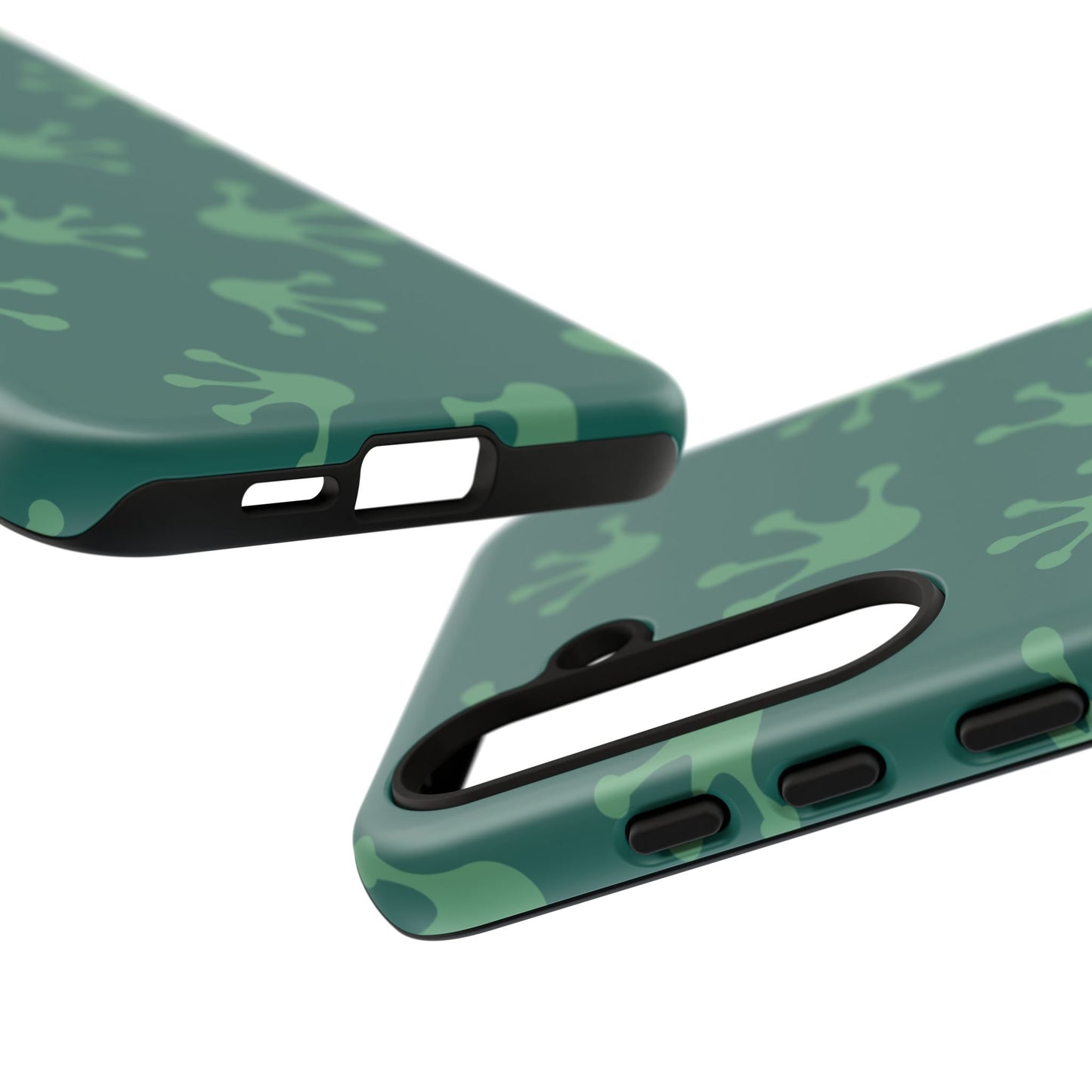 Frog Print Phone Case, Nature Lover Gift, Eco-Friendly Cover, Fun Green Design, Unique Frog Accessories