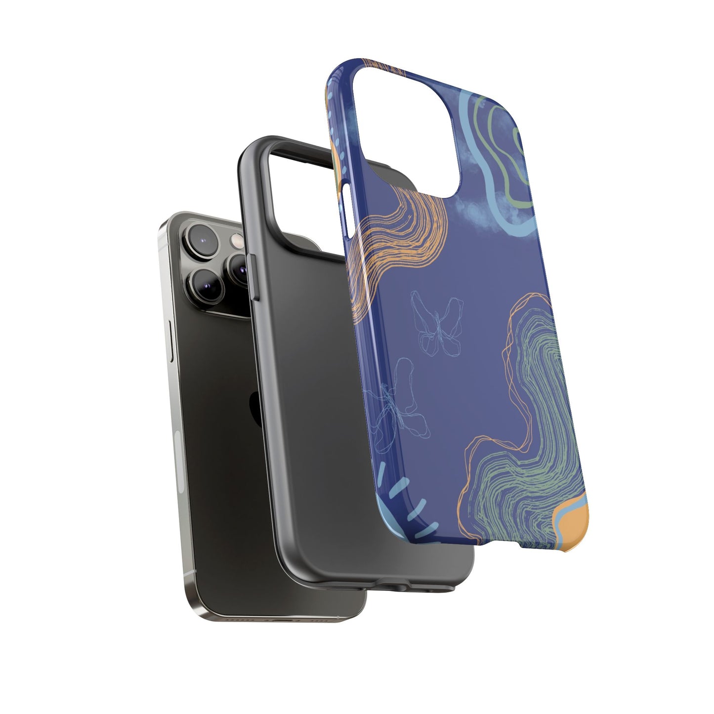 Artistic Phone Case, Abstract Phone Cover, Gift for Her, Modern Design, Boho Phone Case, Unique Phone Accessories