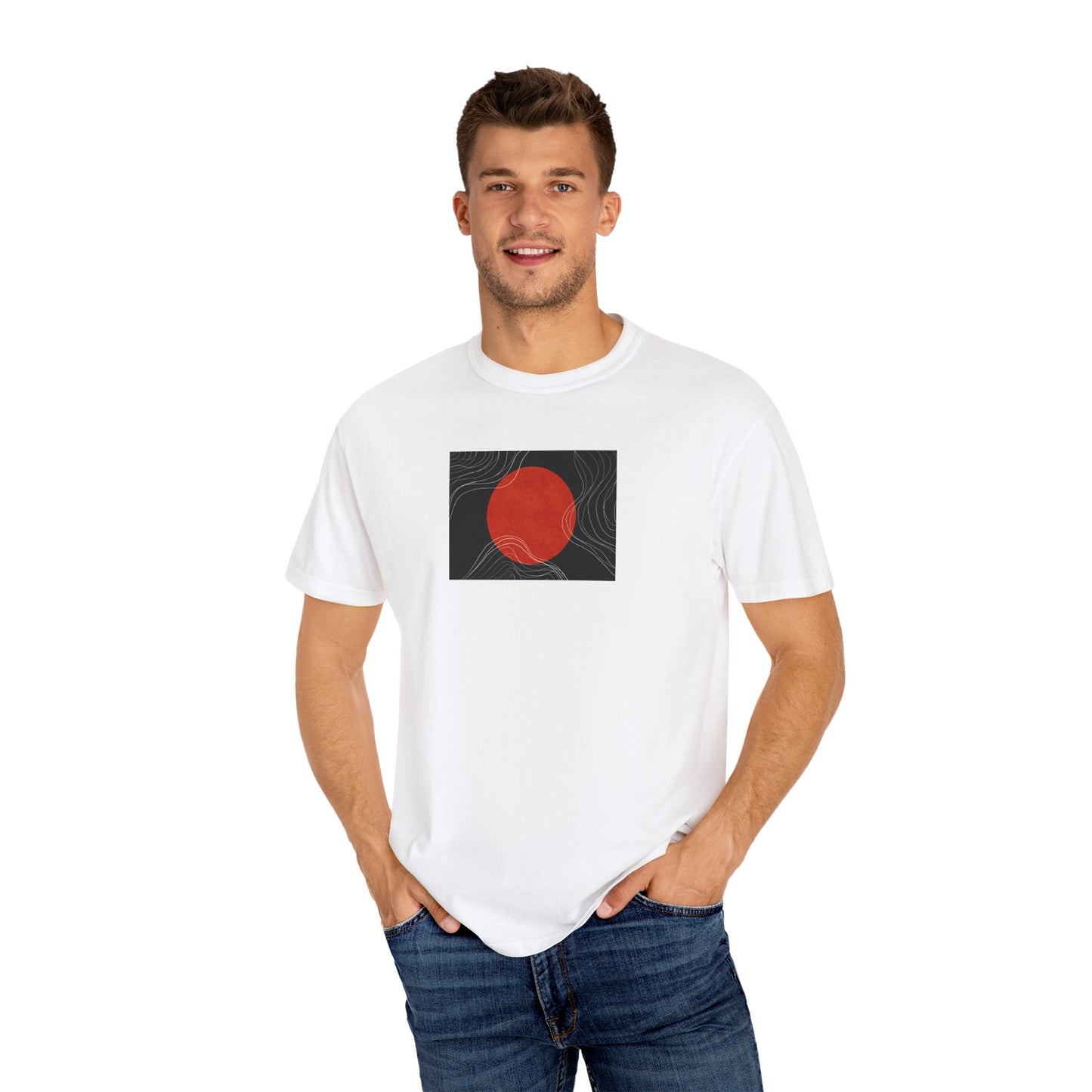 Sunset Vibes Unisex T-Shirt, Casual Summer Tee, Bohemian Shirt, Gift for Art Lovers, Men's and Women's Fashion