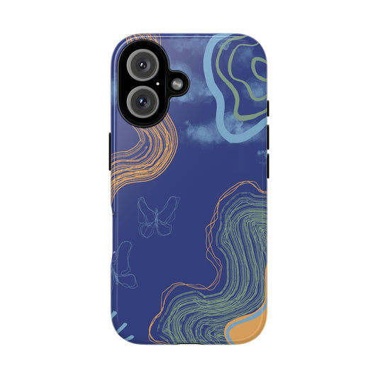 Artistic Phone Case, Abstract Phone Cover, Gift for Her, Modern Design, Boho Phone Case, Unique Phone Accessories