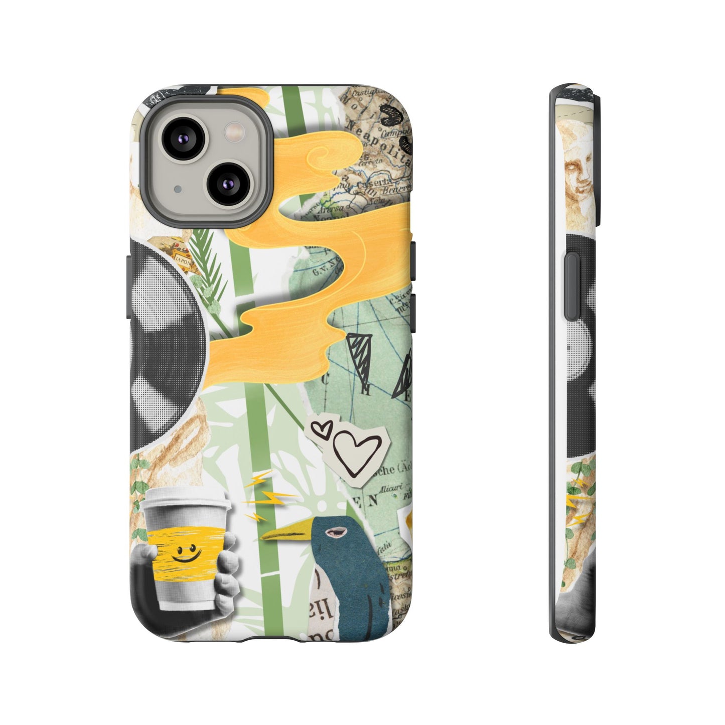 Artistic Phone Case, Unique Cell Phone Cover, Trendy Gifts for Music Lovers, Eco-Friendly Phone Accessory, Stylish Tech Gifts, Cool Cases, Unique Phone Cases
