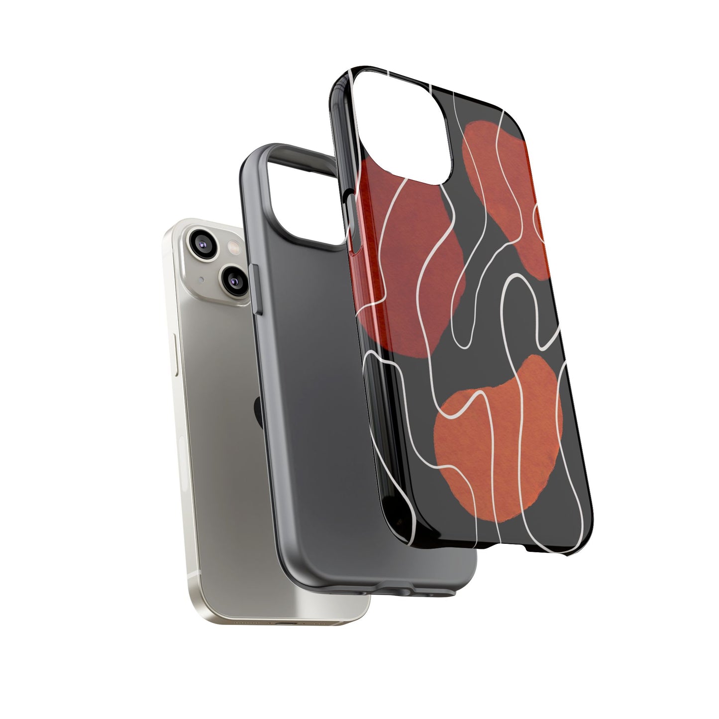 Stylish Phone Case with Abstract Design, Tough Cases for Modern Life, Trendy Phone Accessory, Unique Gift Idea, Holiday Present