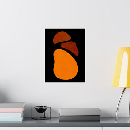 Modern Abstract Matte Vertical Posters, Minimalist Wall Art, Boho Decor, Home Office Artwork, Gift for Art Lovers