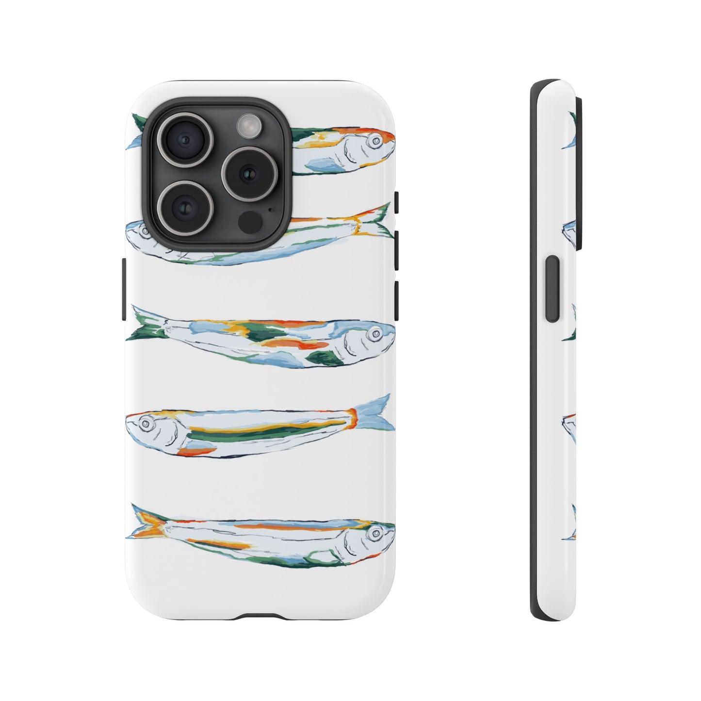 Tough Cases – Artistic Fish Design Phone Case, Unique Gift for Aquatic Lovers, Perfect for Birthdays, Holidays, and Everyday Use, Quirky Cases, Fun Phone Cases