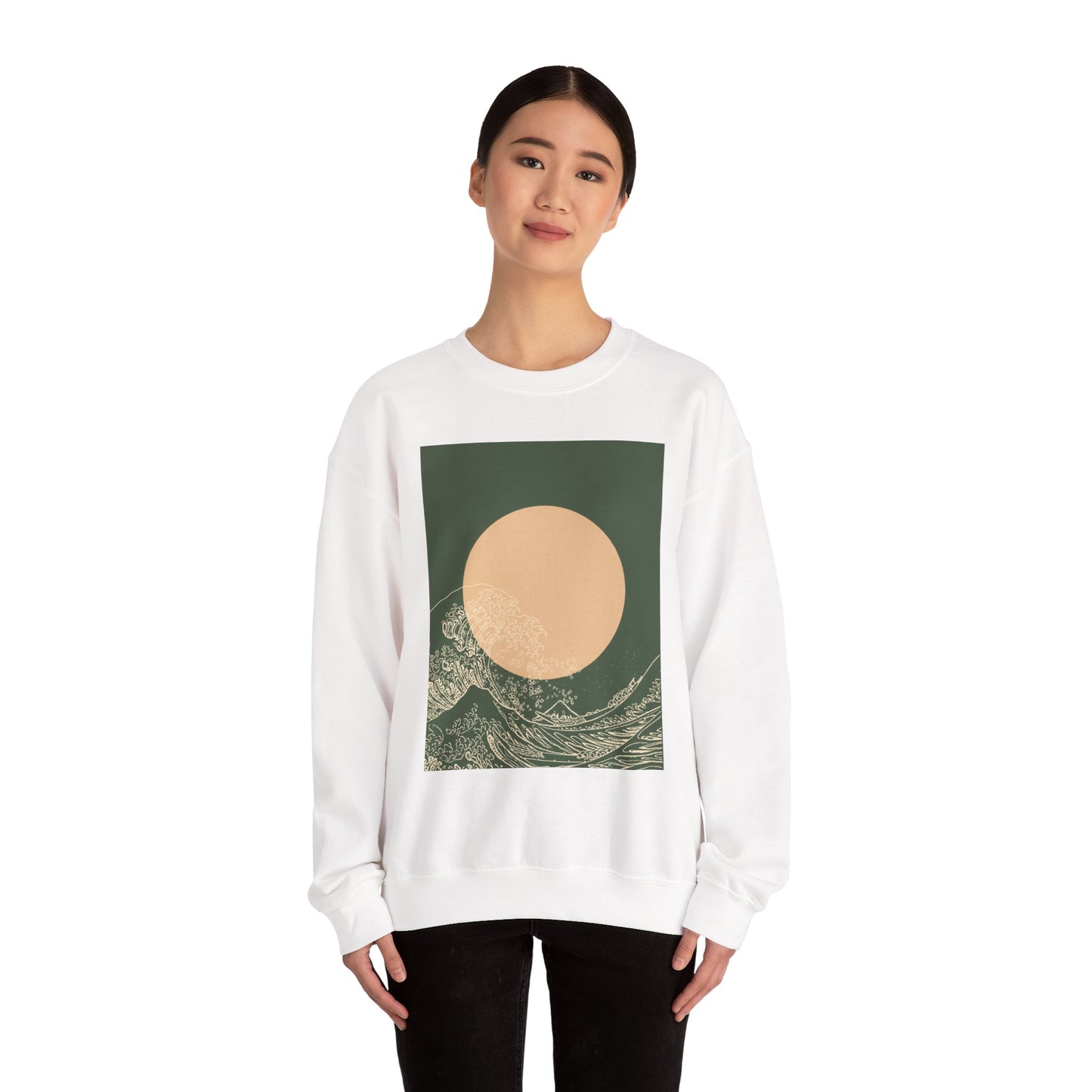 Nature-Inspired Unisex Crewneck Sweatshirt, Cozy Casual Wear, Gift for Outdoor Lovers, Perfect for Fall and Winter