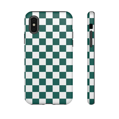 Stylish Checkered Phone Case, Protective Cover, Unique Gift, Trendy Accessory, Customizable Design, Ideal for All Ages